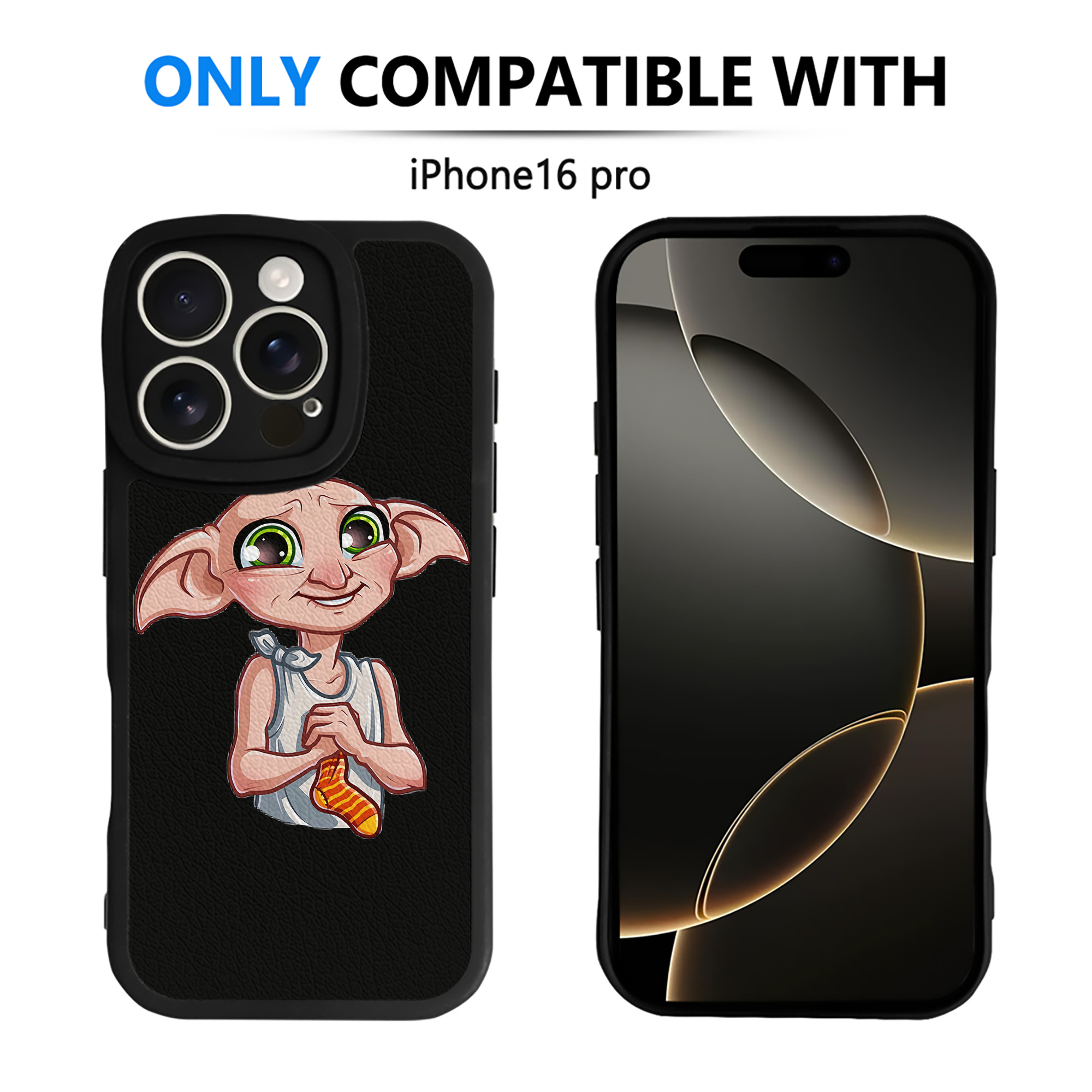 （画像用） Harry Potter ハリー・ポッターシリーズ 【iPhone 16シリーズ対応】シリコンスマホケース（レザー調） 材質：シリコン